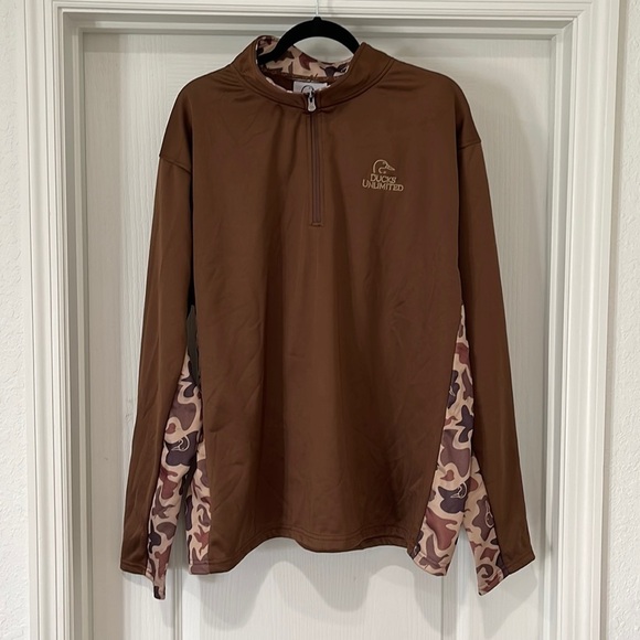 DUCKS unlimited 1/2 Zip jacket - Picture 1 of 1